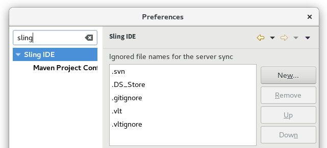 Content sync exclusions